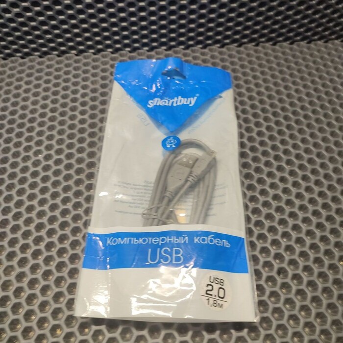 USB Кабель Smartbuy USB A- mini USB B  1.8m